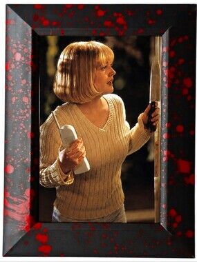 VINTAGE Scream Drew Barrymore 90s Y2K Halloween Bloodt Horror framed print Art